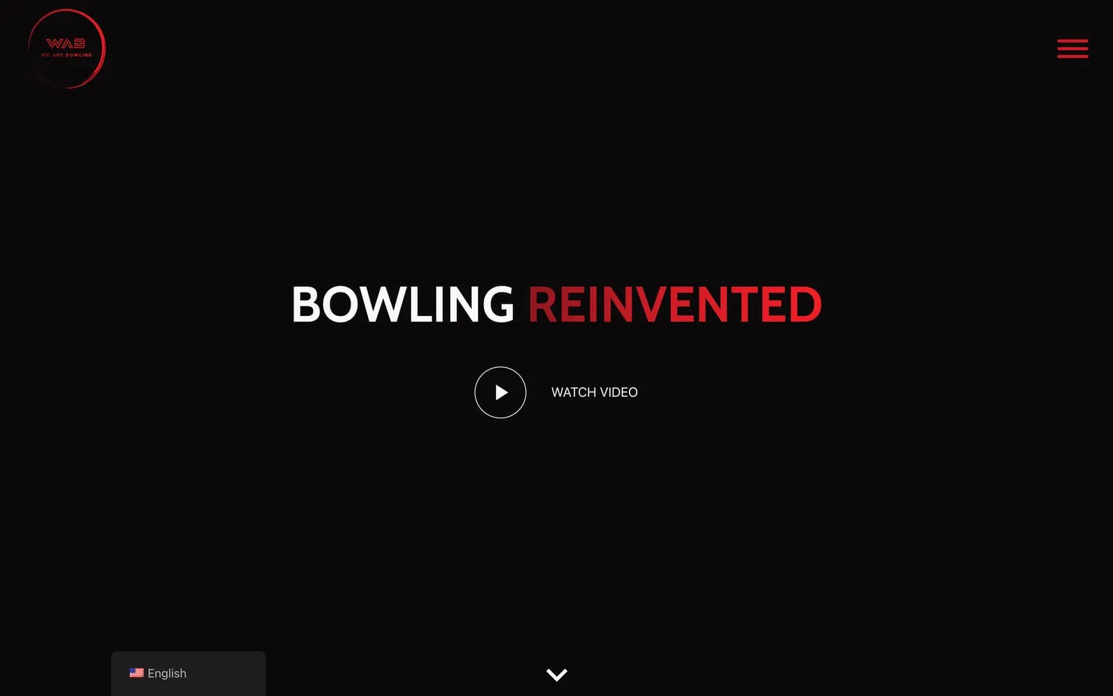 Startsidan på wearebowling.com